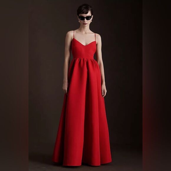 BHLDN Red Sleeveless Spaghetti Strap Maxi Dress - Picture 2 of 11